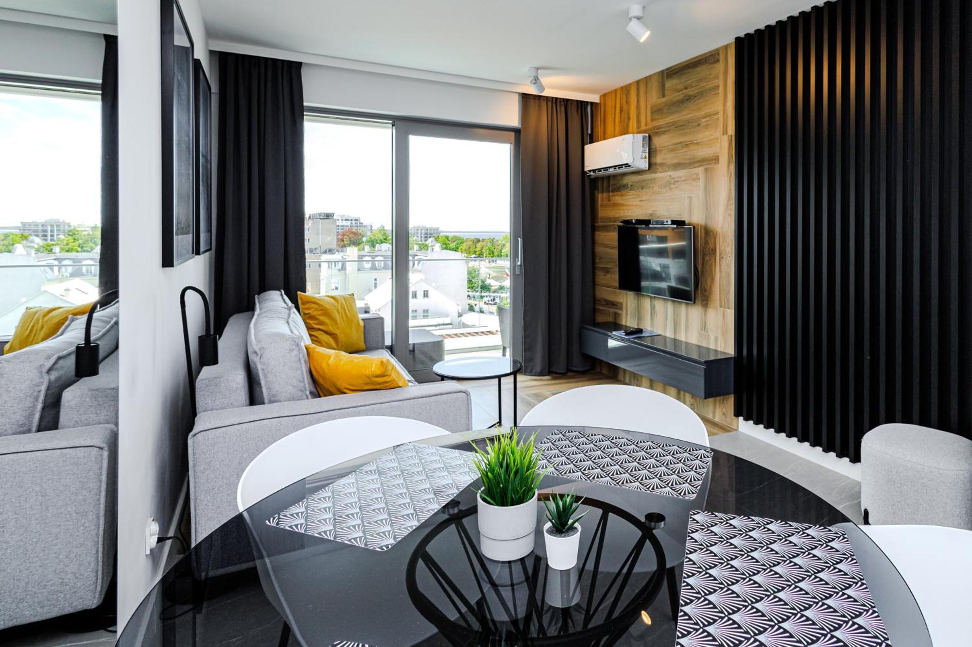 Balticus Apartamenty Deluxe Promenada Gwiazd 14 مينززدرويه الغرفة الصورة