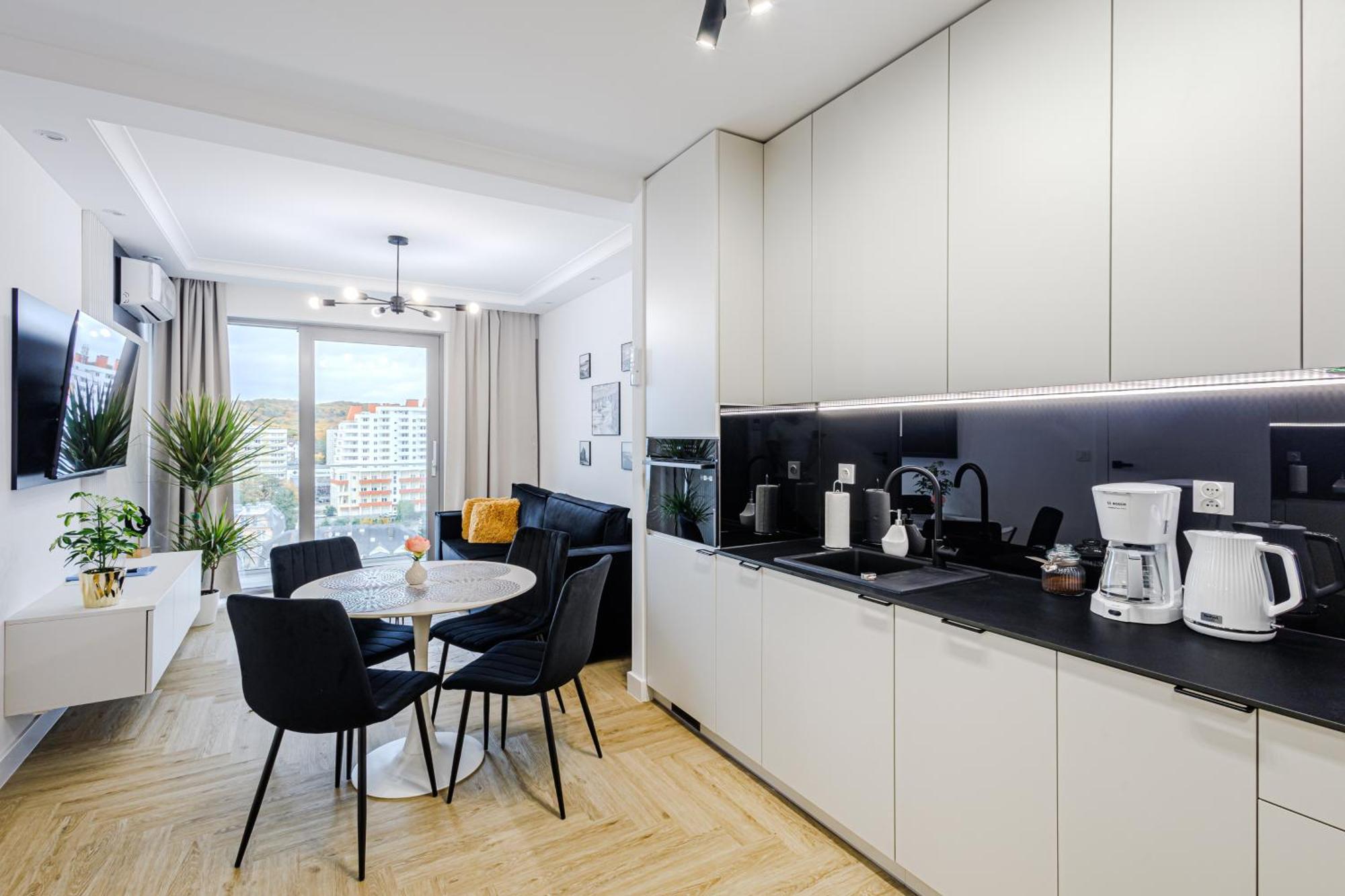 Balticus Apartamenty Deluxe Promenada Gwiazd 14 مينززدرويه الغرفة الصورة